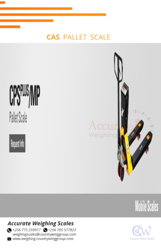 OIML type approved indicator for pallet jacks’ scales