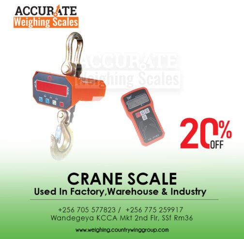 Crane weighing scales with big capacities up to 40tons