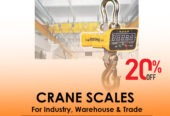 300kg digital crane weighing scale stainless steel hook