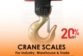 zinc coated heavy duty hook digital crane weighing scale