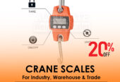 crane weighing scale with high temperature protecting plate