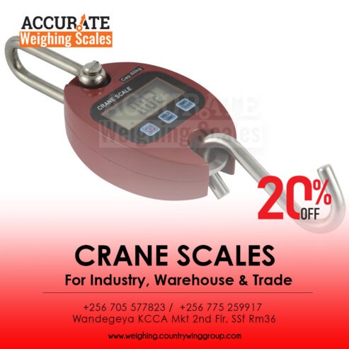 Digital light duty crane weighing scales with capacity 50kG