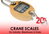 digital crane weighing scale with optional hanging pan