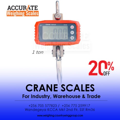 Crane weighing scales with big capacities up to 40tons