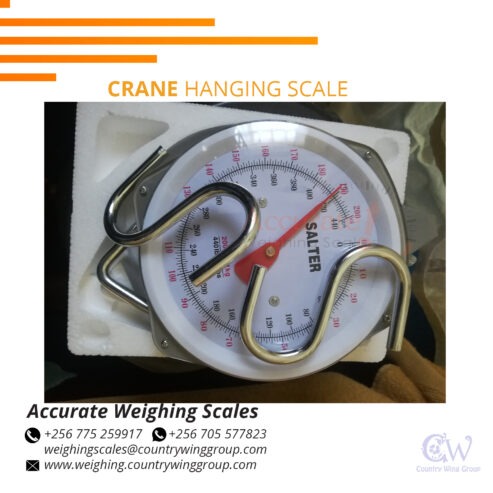 portable dial crane hanging scale with stainless steel house