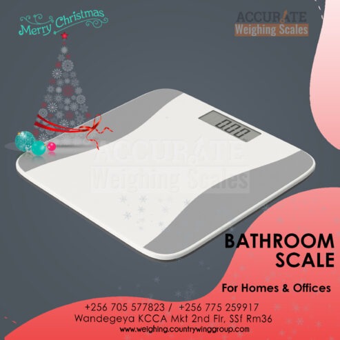 Calibration certificate for digital bathroom scales