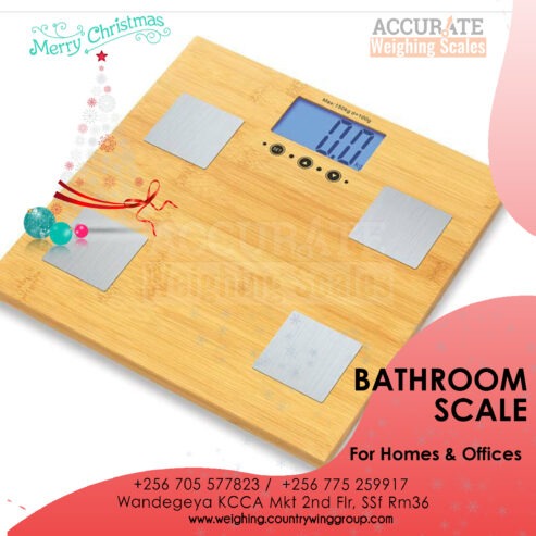 Verification certificate for health scales at supplier