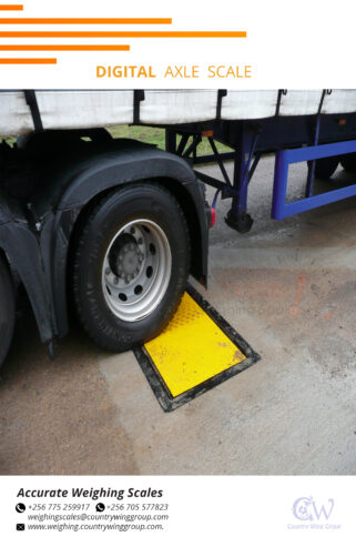 User friendly operation interface axle trucks scales