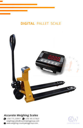 pallet jacks scales with alloy steel material IP54