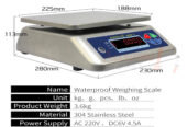 Industrial table top waterproof weighing scale digital type