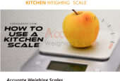 Digital Kitchen Food Scale in Stylish Black of 1g to 12 lbs