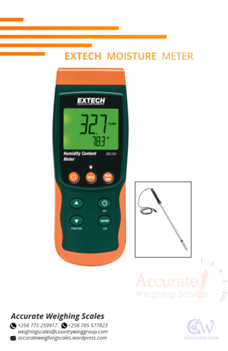 Grain moisture meter equipment with low battery indicator