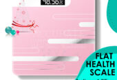 digital bathroom weighing scale with LCD backlit display