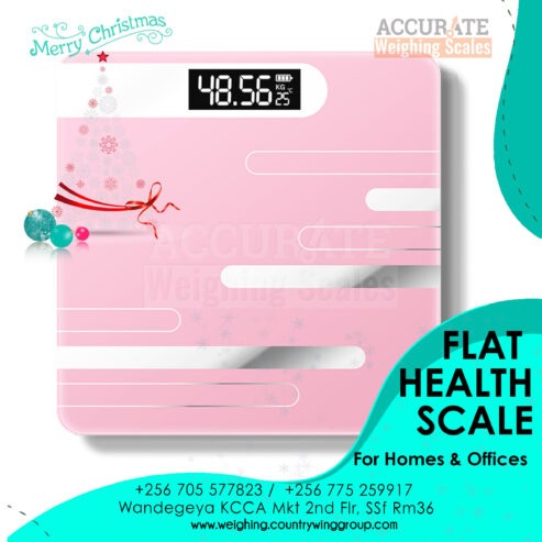 digital bathroom weighing scale with LCD backlit display