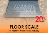 percentage weighing and counting floor weighing scale