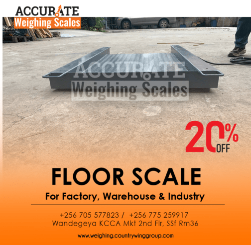 Waterproof digital industrial floor scales