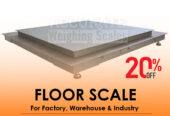 rugged accurate weighing industrial floor scale