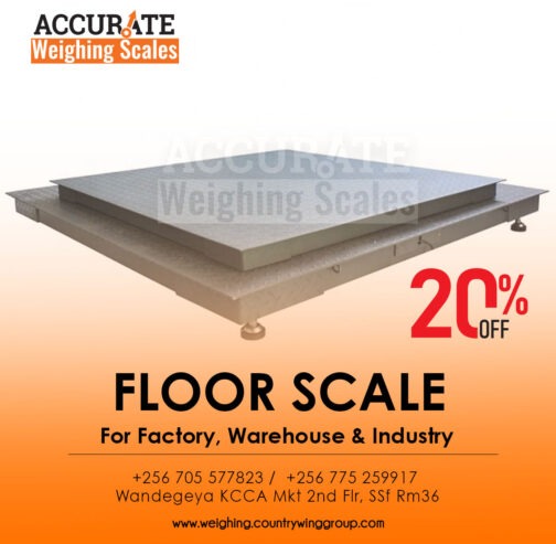 rugged accurate weighing industrial floor scale