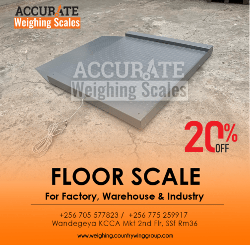 floor scale of two intergrated weighing surface