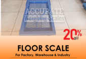 Perfect floor scale with painted steel and features