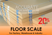 floor scale with a maximum weighing range of up to 200 kg