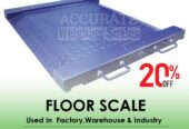 Accurate floor scale with U-shapped mild steel