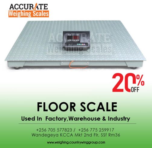 constant corrugated smart floor scale