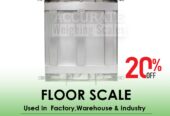 Standard commercial digital floor weighing scales