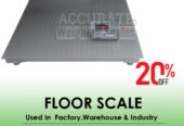 Heavy loading commercial weight floor scales