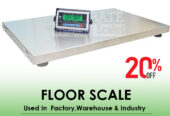 Mild stainless steel commercial floor weighing equipment