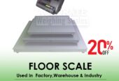 Automatic integrated digital floor weighing scale