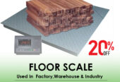 hardy floor scale with numeric keypad for unit weight