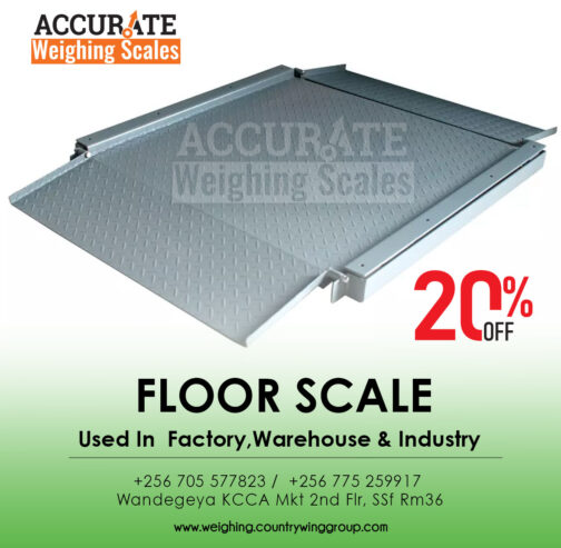 Floor scale well set with large backlight