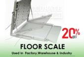 Supplier of floor weighing scales with wide display