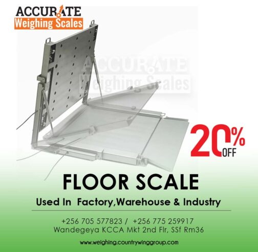 Supplier of floor weighing scales with wide display