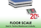 Affordable checkered heavy-duty platform weighing scales