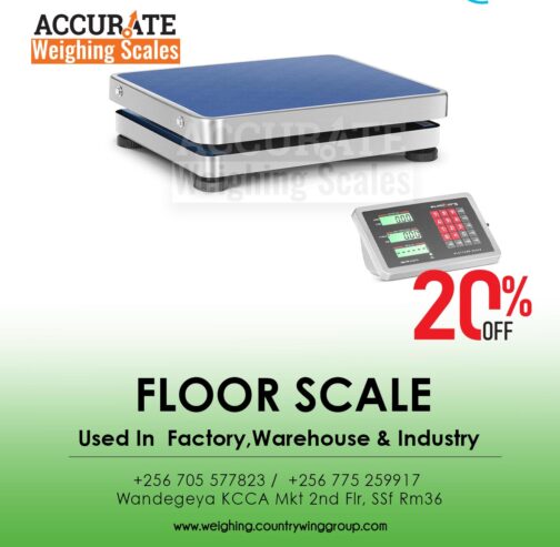 Affordable checkered heavy-duty platform weighing scales