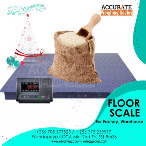 durable stainless steel mounted floor scale