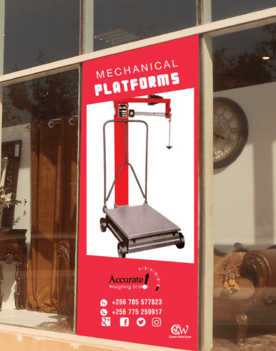 mechanical dial and steel yard platform scales Kampala