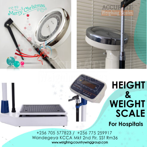 Affordable medical digital scale with weight and height