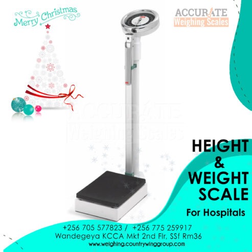 Install medical mechanical height and weight scale Wandegeya