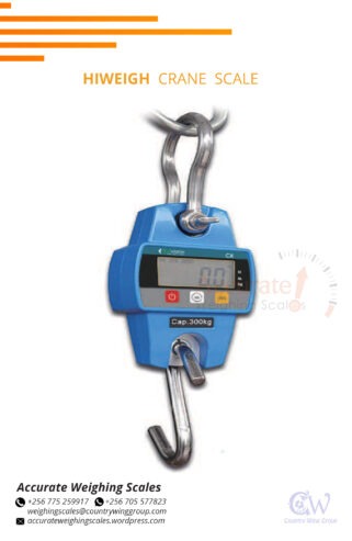 Crane weighing scale calibration with stamp from UNBS