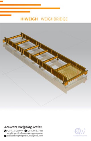 weighbridge vehicle scales with reduced cabling complexity