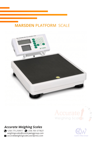 Platform weighing scales with rugged structure design