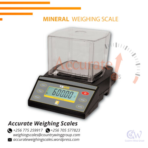 digital mineral scale with back lit in the display