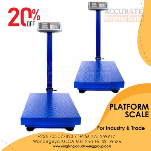 Top supplier of TCS platform weighing scale in Kampala