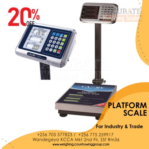 Platform scales for reliable industrial weighing in Uganda