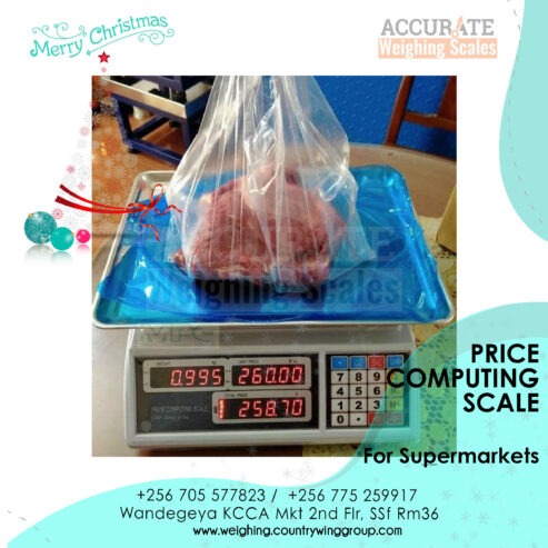 retail price computing scale with price calculating