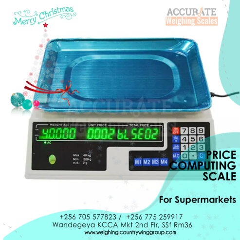 purchase price computing scale with stainless steel housing