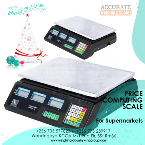 Price computing scale auto power off from a trader